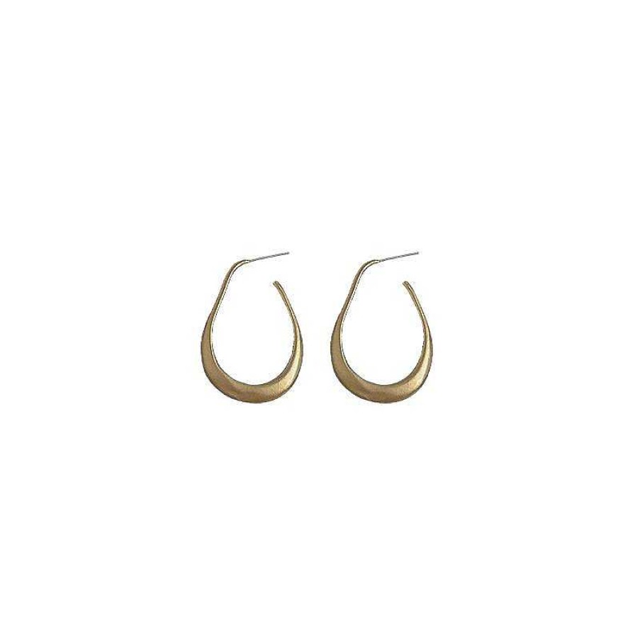 Women The Korean Fashion Earrings | Water Drop Earrings Gold