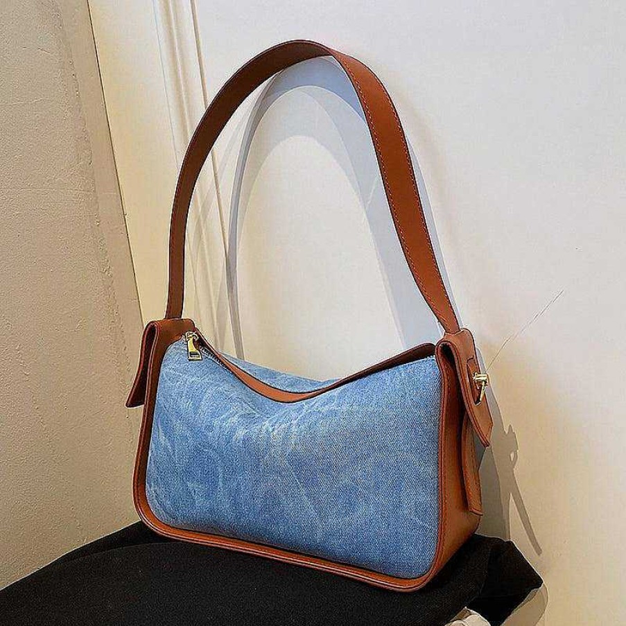 Women The Korean Fashion | Blue Shoulder Bag