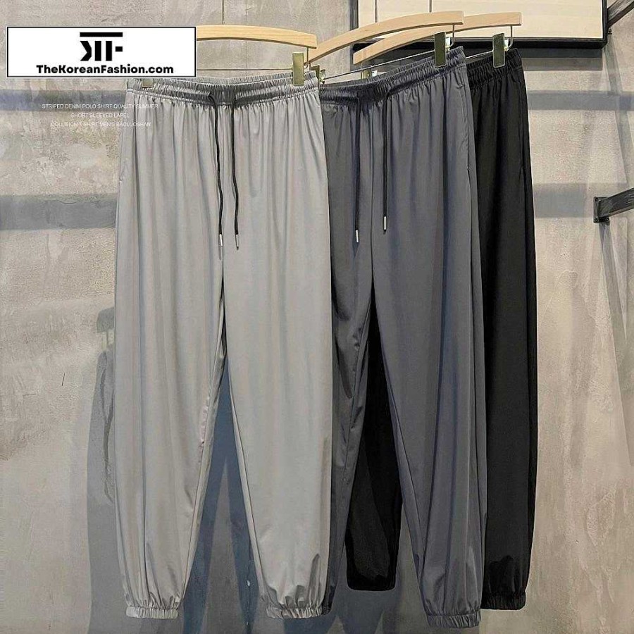 Casual Style Clothes The Korean Fashion | Cool Breathable Summer Thin Pants