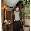 Clothing The Korean Fashion | V-Neck Knitted Vest Light Biue