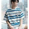 Clothing The Korean Fashion | Loose Fit Striped T-Shirt