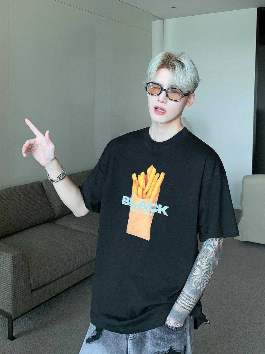 Clothing The Korean Fashion | French Fries Graphic T-Shirt