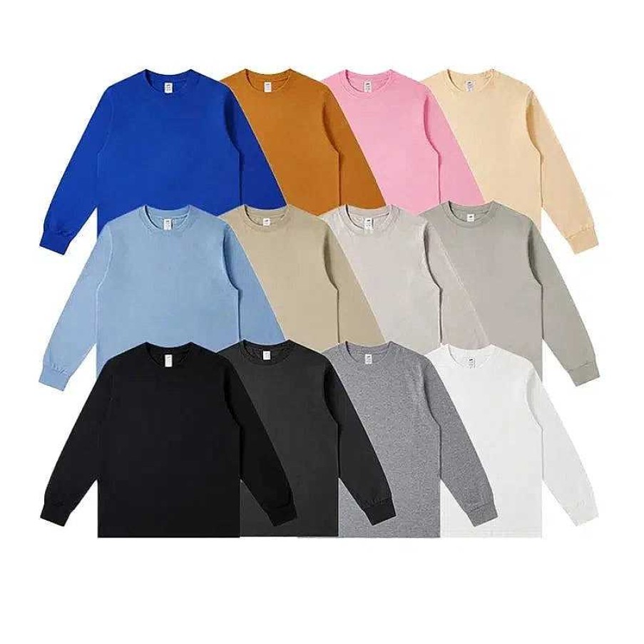 Clothing The Korean Fashion | Solid Color Basic Bottoming Shirt