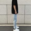 Clothing The Korean Fashion Slim Fit | Basic Jeans Light Blue