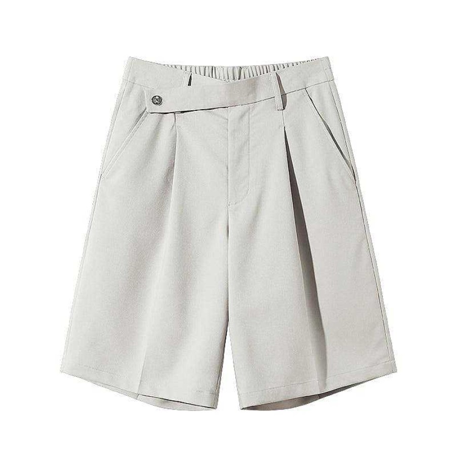 Clothing The Korean Fashion Shorts | Elastic Waist Belted Short