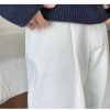 Clothing The Korean Fashion Jeans | Straight Wide-Leg Pants White