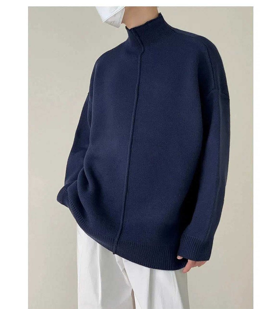 Clothing The Korean Fashion | Half Turtleneck Pullover Sweater