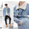 Clothing The Korean Fashion | Denim Cotton Jacket Blue