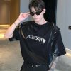 Clothing The Korean Fashion | Metallic Shoulder Pads T-Shirt