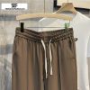 Casual Style Clothes The Korean Fashion | Summer Straight Drawstring Pants