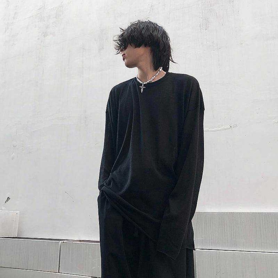 Clothing The Korean Fashion | Oversized Long Sleeve Bottoming Shirt