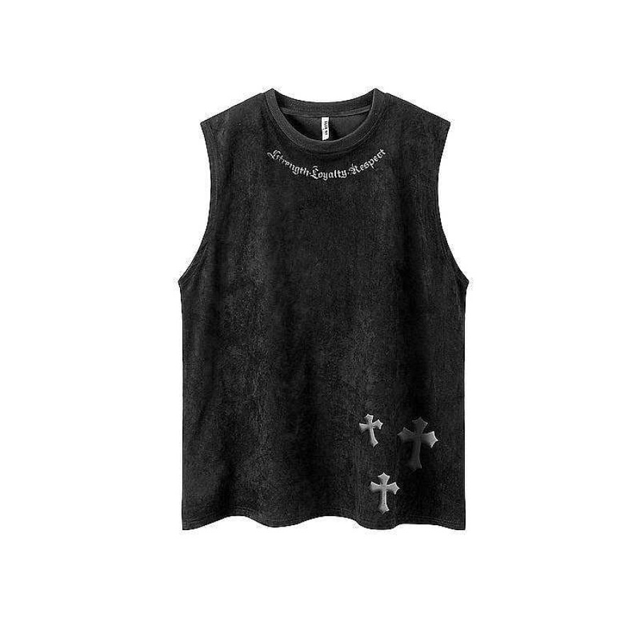 Clothing The Korean Fashion | Suede Sleeveless Top