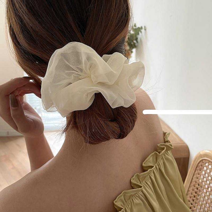 Women The Korean Fashion Hair Accessories | Mesh Hair Ring