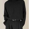 Clothing The Korean Fashion | Half Turtleneck Long Sleeves Shirt