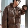 Clothing The Korean Fashion | Vintage Zipped Padded Cotton Jacket