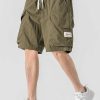 Clothing The Korean Fashion Shorts | Drawstring Cargo Shorts