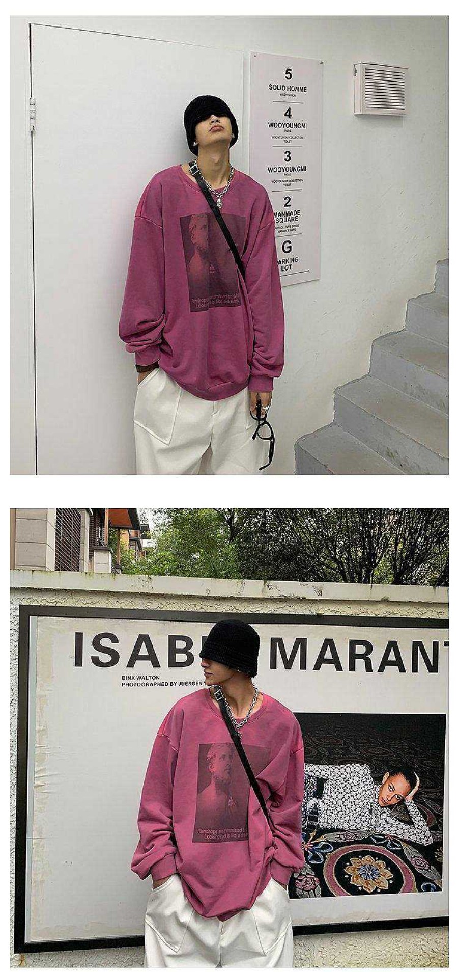 Clothing The Korean Fashion | Oversized Dirty-Dyed Sweater