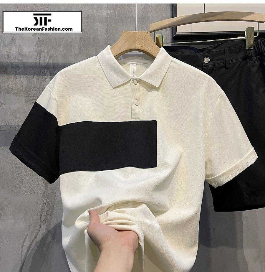 Casual Style Clothes The Korean Fashion | Lapel Breathable Polo T-Shirt