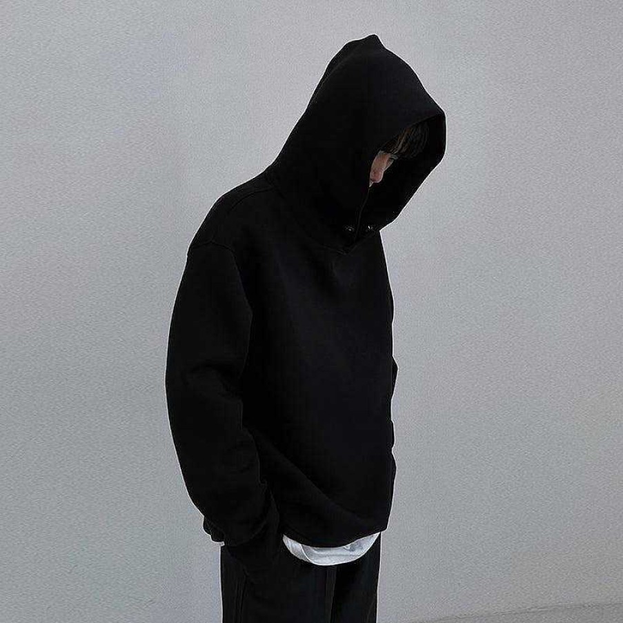 Clothing The Korean Fashion | Blank Hooded Sweatshirt