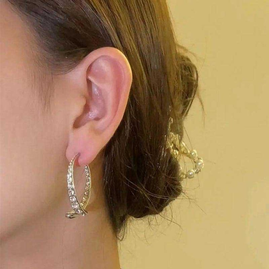 Women The Korean Fashion Earrings | Zircon Earrings