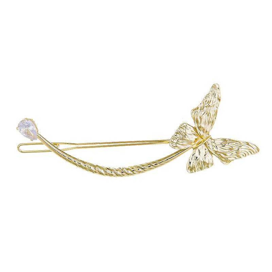 Women The Korean Fashion Hair Accessories | Metal Butterfly Hair Clip