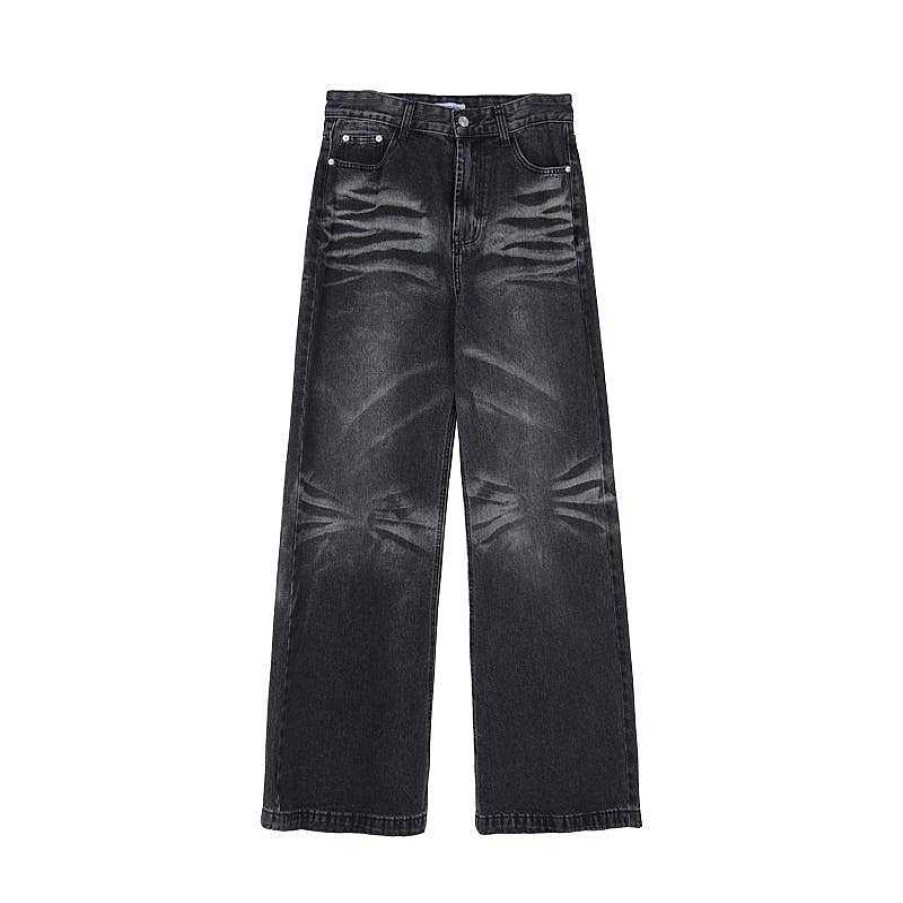 Clothing The Korean Fashion Jeans | Retro Wide-Leg Pants