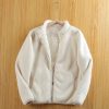 Clothing The Korean Fashion | Polar Fleece Double Layer Cardigan Sweatshirt