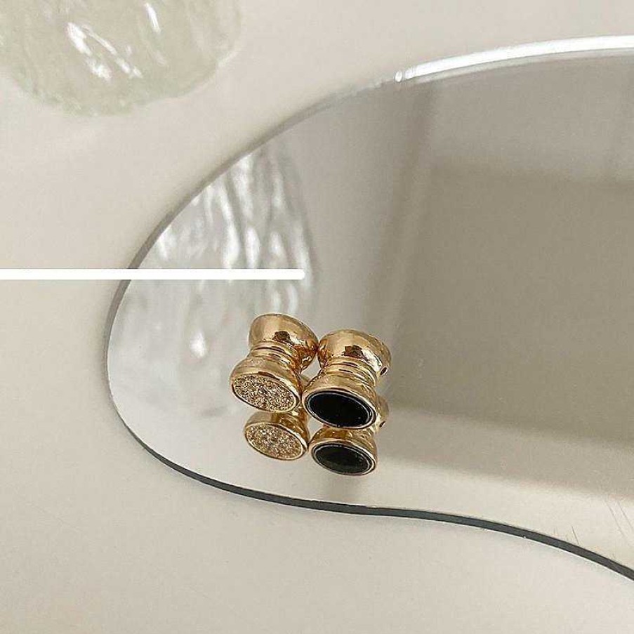 Women The Korean Fashion Earrings | Zircon Magnet Earrings