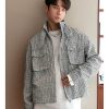 Clothing The Korean Fashion | Vintage Tweed Jacket With Pockets