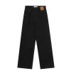 Clothing The Korean Fashion Jeans | Wide Leg Jeans Black