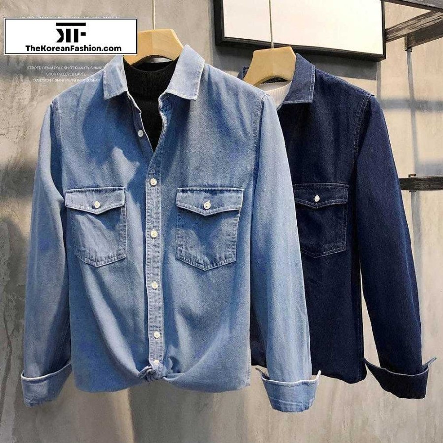 Casual Style Clothes The Korean Fashion | Workwear Denim Jacket