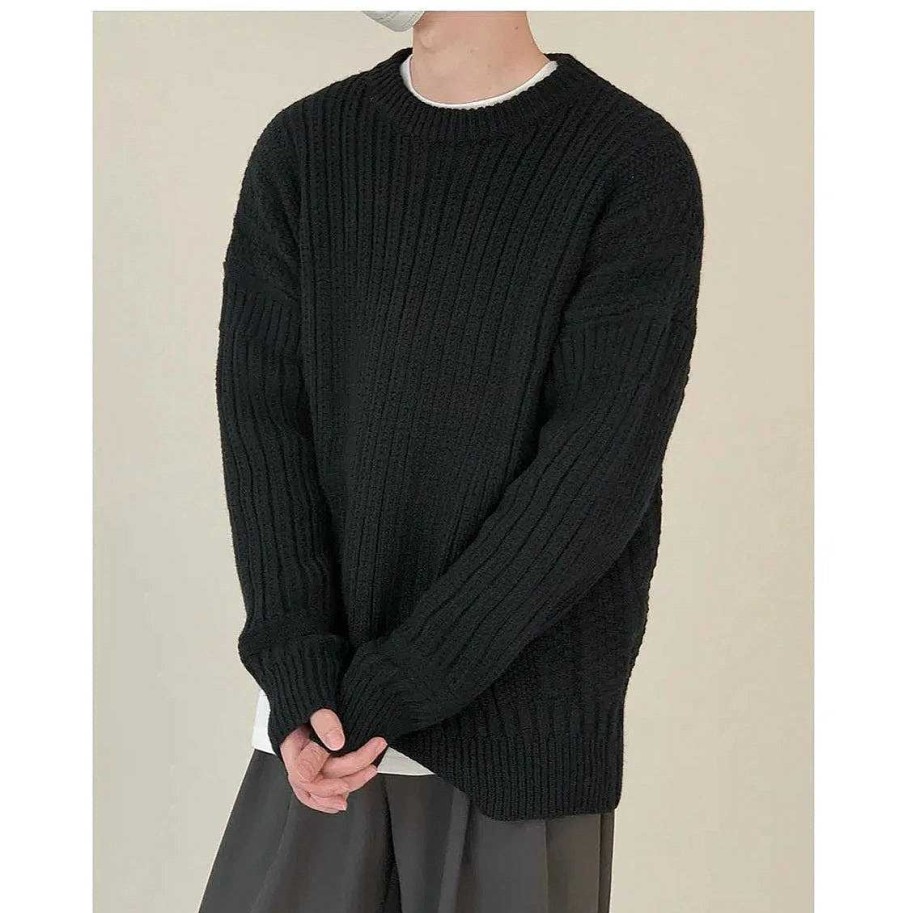 Clothing The Korean Fashion | Solid Color Casual Sweater