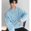 Clothing The Korean Fashion | Casual Knitted Texture Sweater