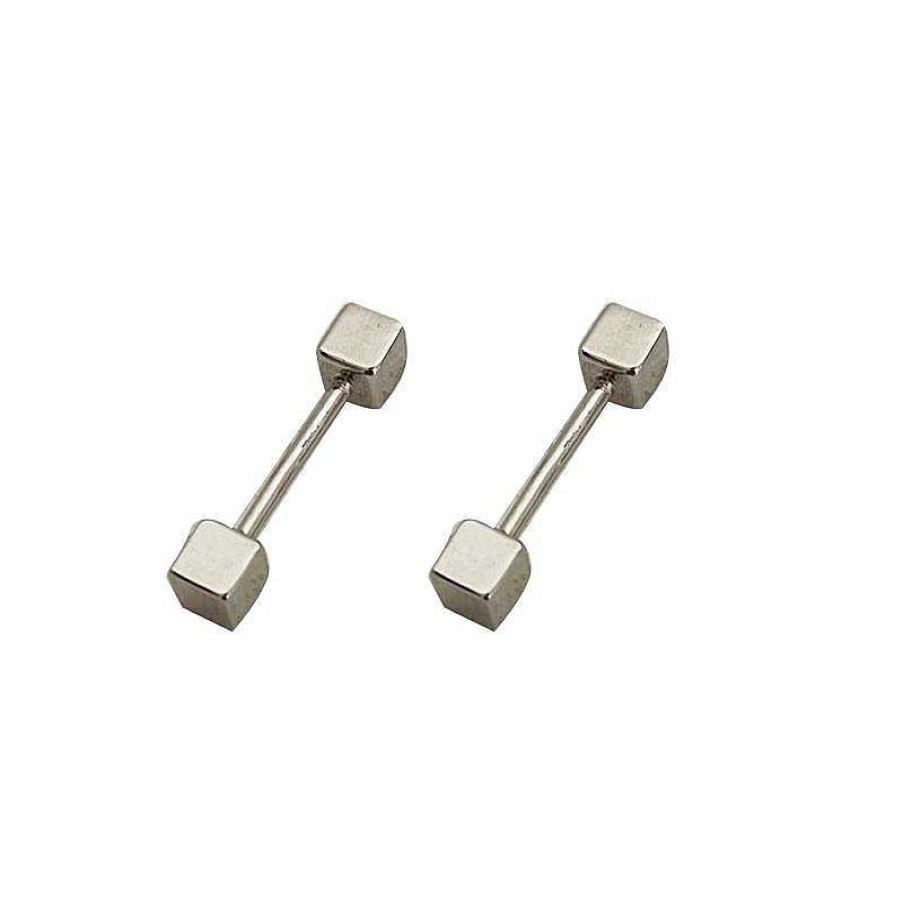 Accs & Bags & Shoes The Korean Fashion | Spiral Square Ear Studs A Pair