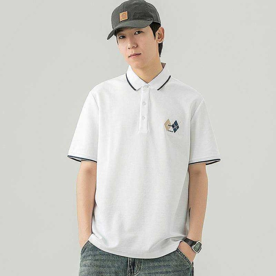 Clothing The Korean Fashion | Casual Short-Sleeved Polo