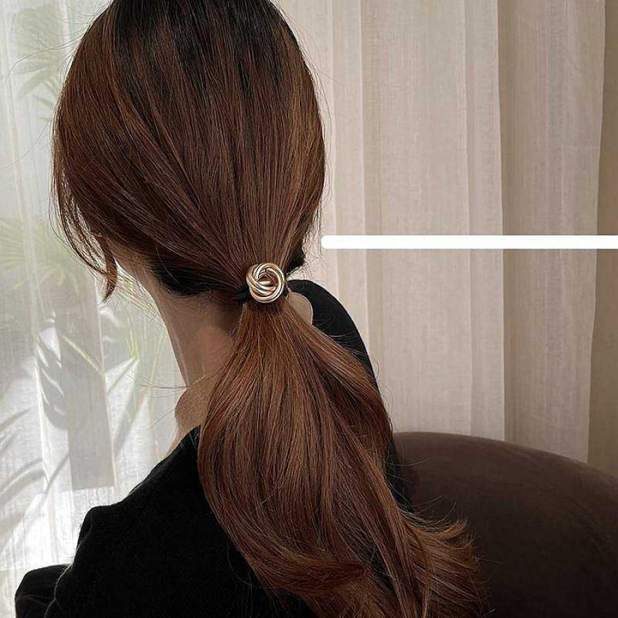 Women The Korean Fashion Hair Accessories | Metal Hair Band Rope As Image