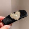 Women The Korean Fashion Hair Accessories | Love Rhinestone Hairpin