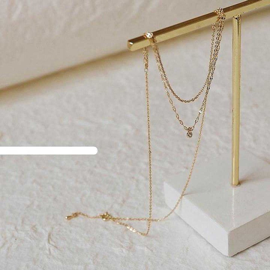 Women The Korean Fashion Necklaces | Thin Chain Necklace Image