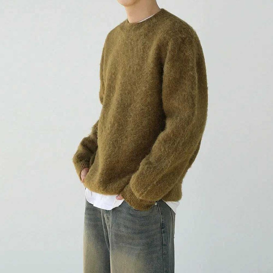 Clothing The Korean Fashion | Soft Crew Neck Sweater