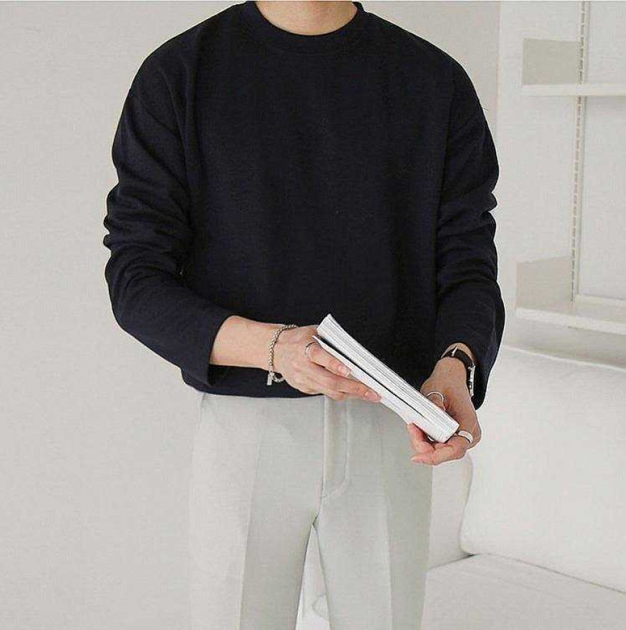 Clothing The Korean Fashion | Loose Basic Long Sleeve T-Shirt