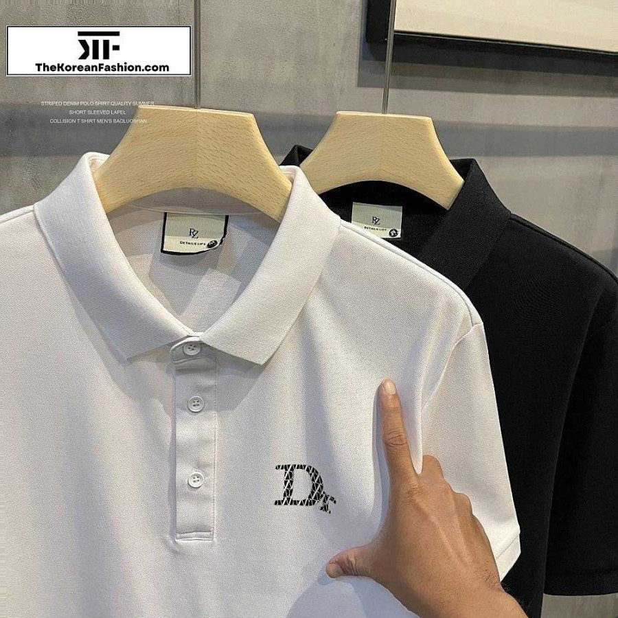 Casual Style Clothes The Korean Fashion | Dr Printing Polo Shirt