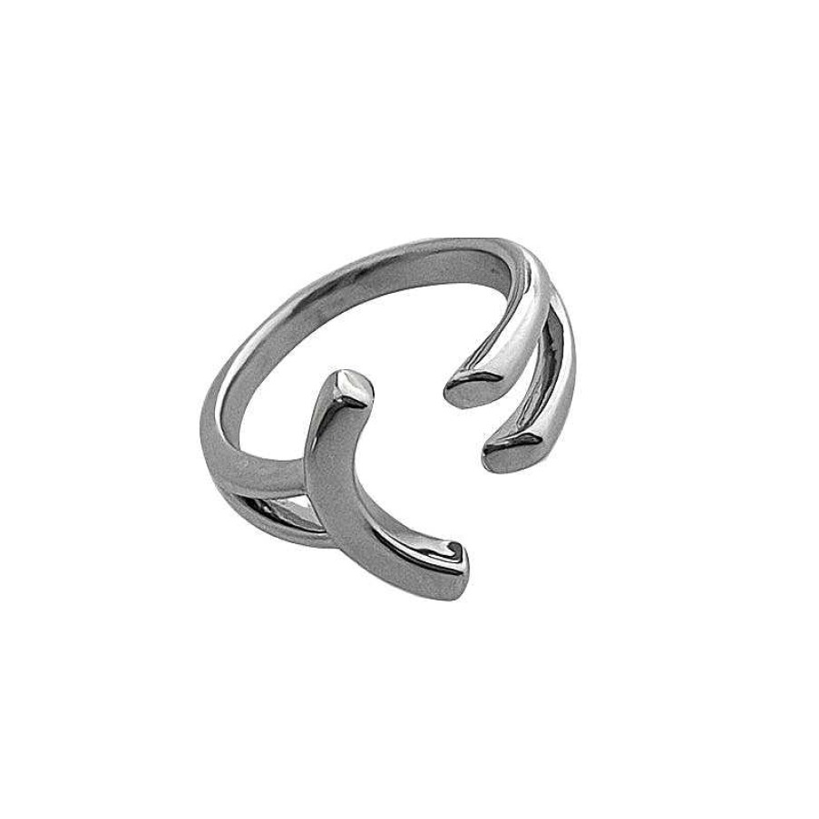 Women The Korean Fashion Rings | Smiley Ring Silver