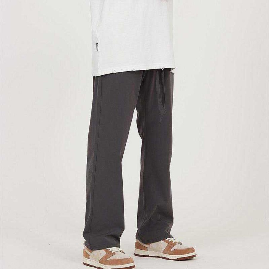 Clothing The Korean Fashion Slim Fit | Thin Flared Drape Sports Pants