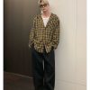 Clothing The Korean Fashion | Hooded Check Shirt