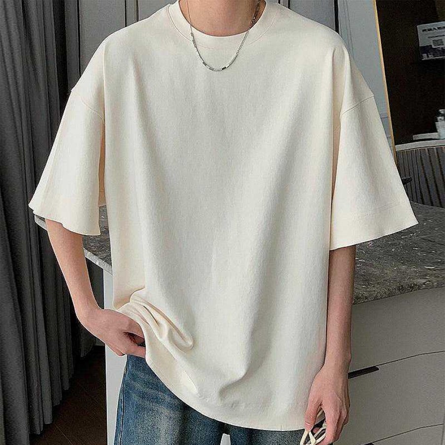 Clothing The Korean Fashion | Basic Half-Sleeved T-Shirt