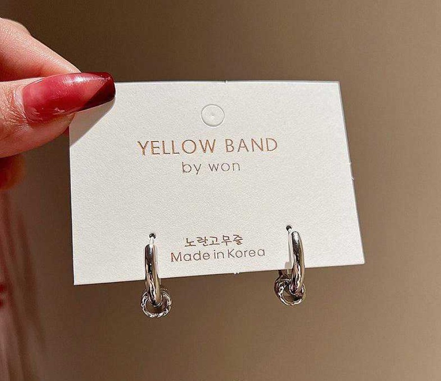 Women The Korean Fashion Earrings | Metal Hoop Earrings