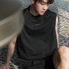 Clothing The Korean Fashion | Embroidered Tanktop