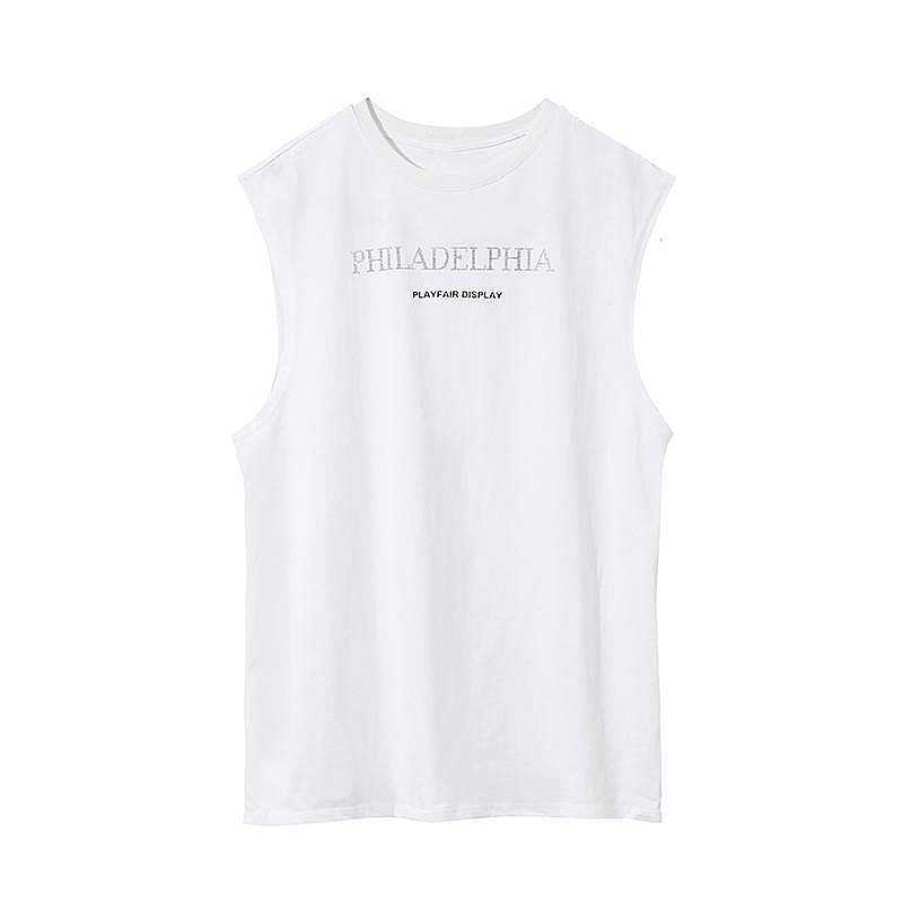 Clothing The Korean Fashion | Diamond Letter Vest