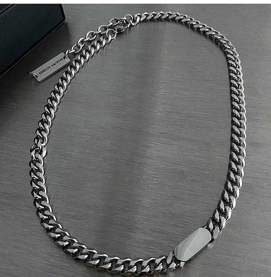 Accs & Bags & Shoes The Korean Fashion | Cuban Chain Choker Silver