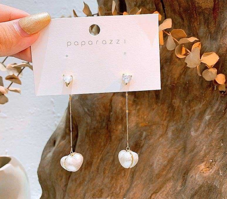 Women The Korean Fashion Earrings | Long Pearl Earrings